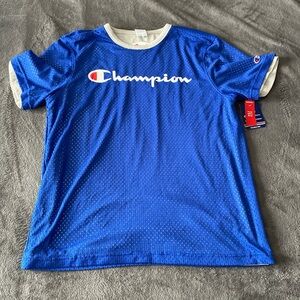 Reversible Champion Royal Blue Mesh Tee